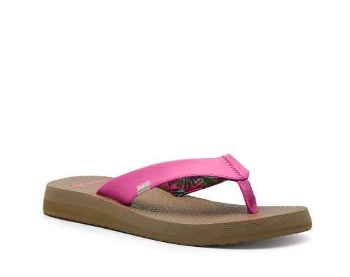 Sanuk Yoga Mat Cushioned - Sanuk Flip Flops Womens Pink - Philippines UDHJRL961